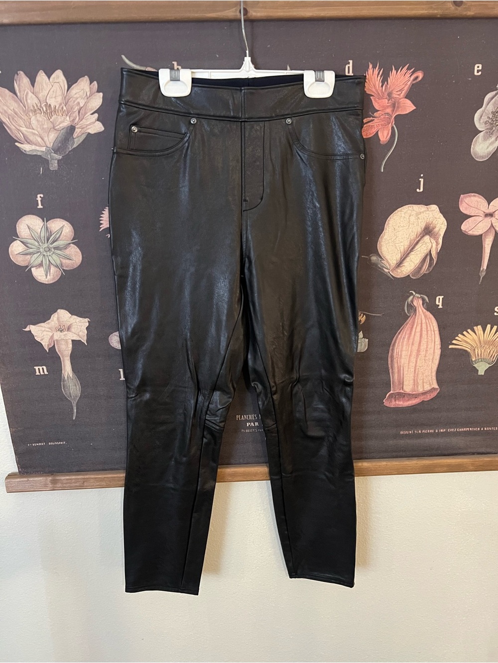 SPANX Faux Leather Pants — Size S/P Petite